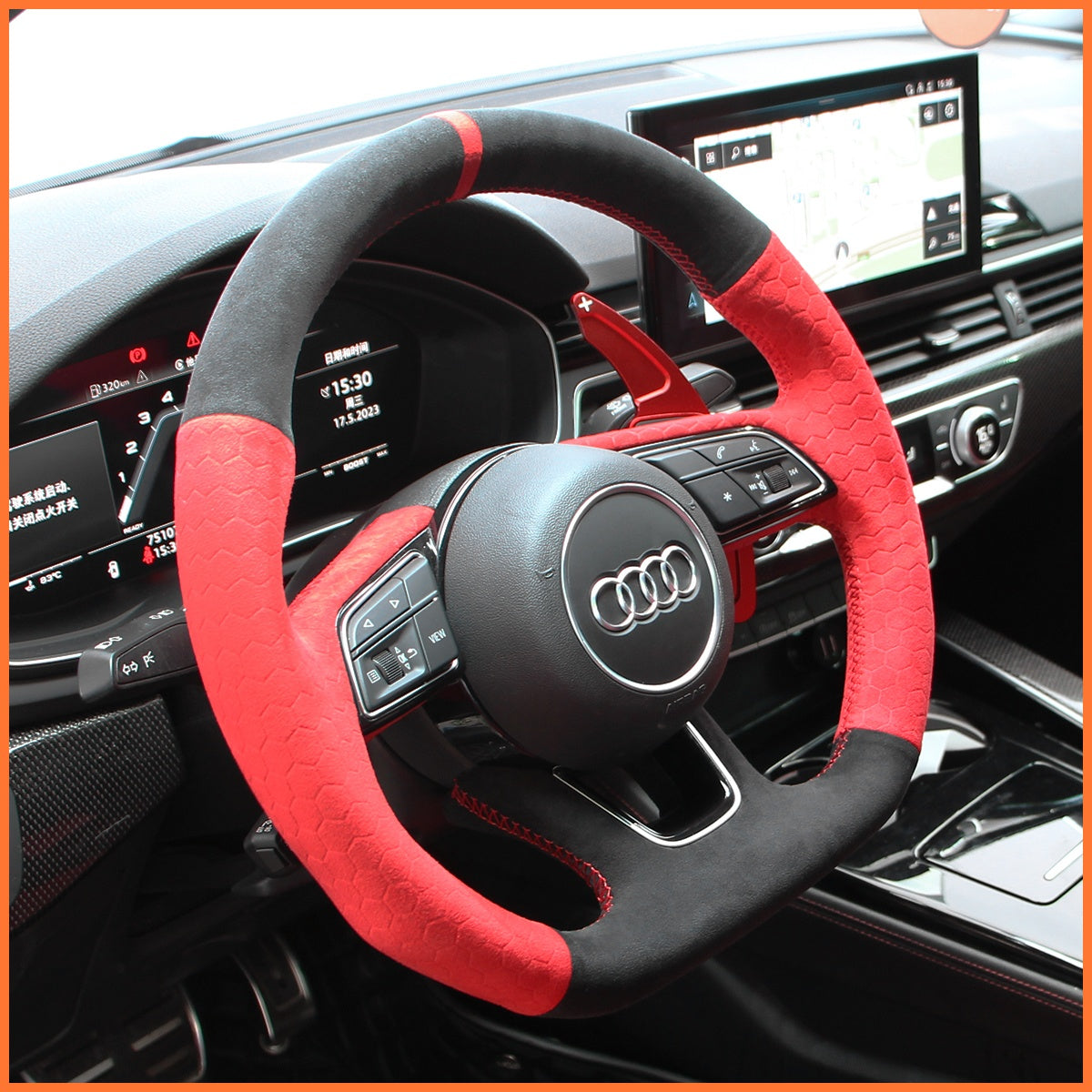 Schaltwippen für Audi A1 / A3 / A4 / A5 / S3 / S4 / S5 / RS4 2015-2022 - Mewant.de