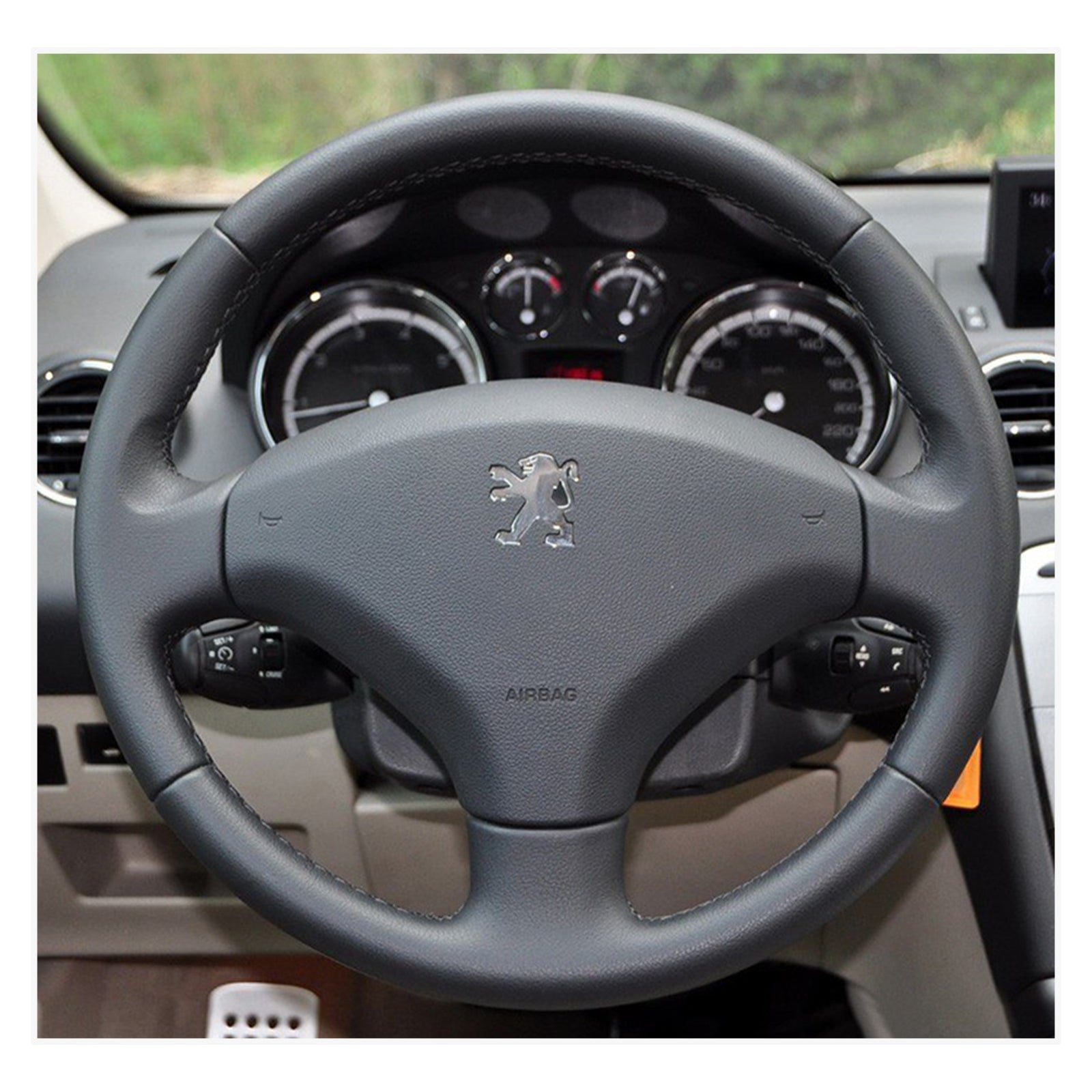 MEWANT Lenkradbezug für Peugeot 308 2007-2013 / 308 SW 2008-2014 / 3008 2009-2016 / 5008 2009-2017 - Mewant.de