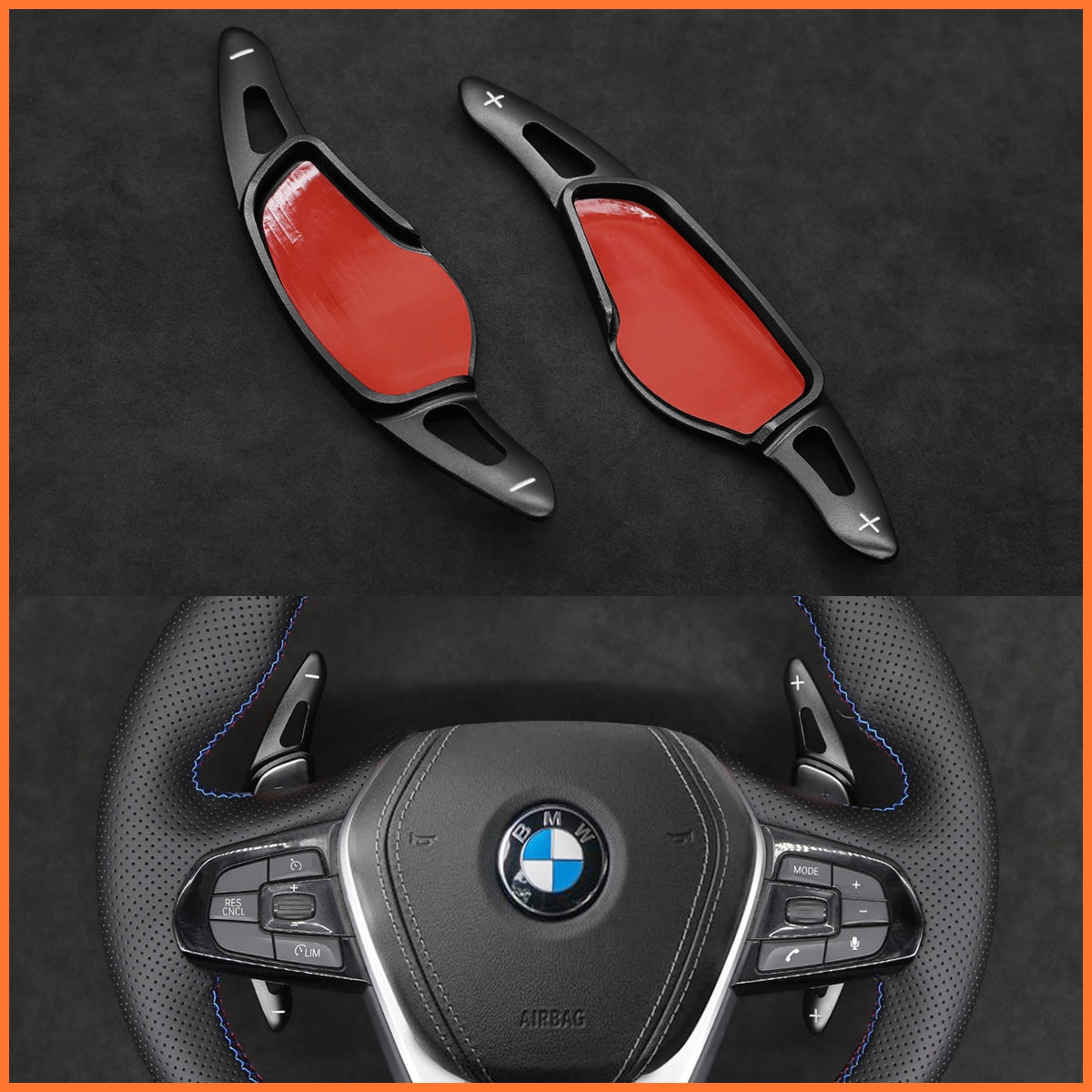 Schaltwippen für BMW G20 / G22 / X3 / X4 / X5 / X6 2018-2021 - Mewant.de