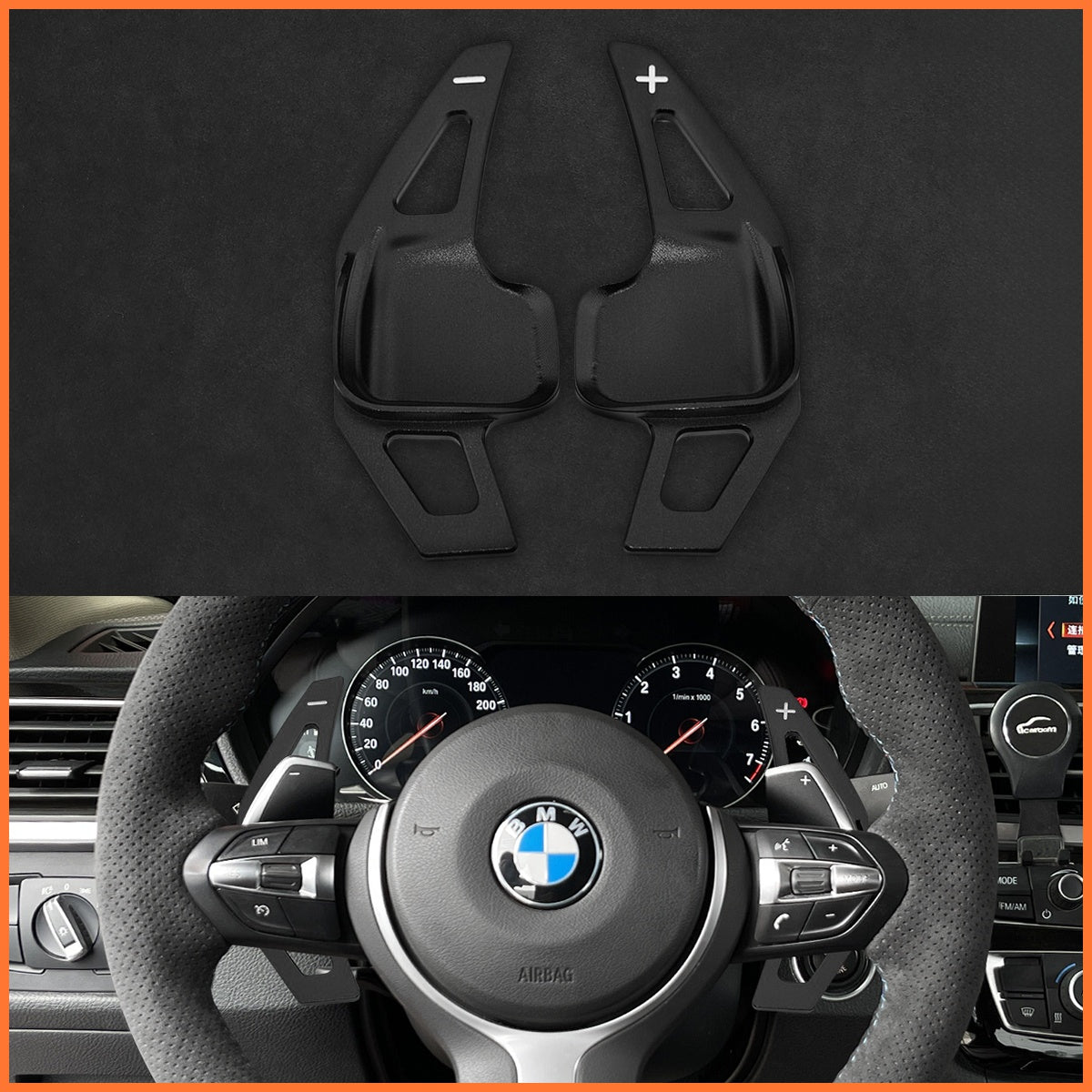 Schaltwippen für BMW M Sport F07 / F10 / F12 / F20 / F21 / F30 / F33 / X3 / X4 / X5 / M140i / M50d 2012-2020 - Mewant.de