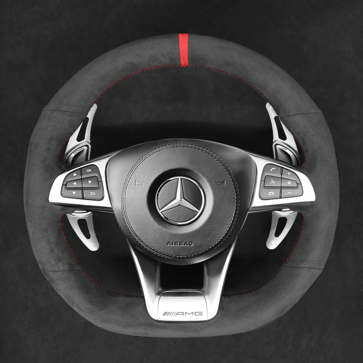 Schaltwippen für Mercedes Benz AMG C190 / C117 / C218 / C253 / W166 / W205 / W213 / W222 / R172 / R190 / X166 / X253 2015-2020 - Mewant.de