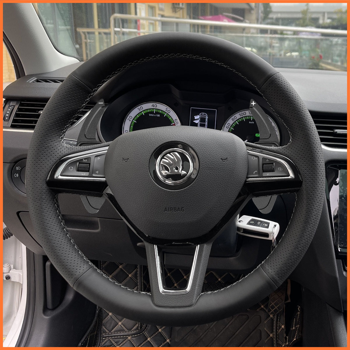 Schaltwippen für Skoda Citigo / Fabia / Karoq / Rapid / Roomster / Octavia / Superb / Yeti / Kodiaq / Scala 2013-2019 - Mewant.de