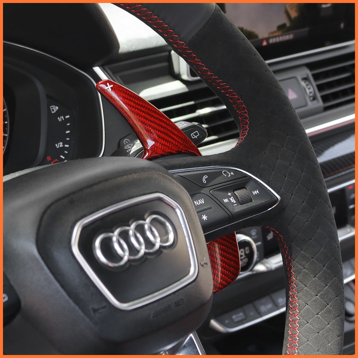 Schaltwippen für Audi A3 / A4 / A5 / RS / S3 / S4 / S5 / Q2 / Q3 / Q5 / Q7 / Q8 / SQ2 / SQ5 / SQ7 / SQ8 2015-2022 - Mewant.de