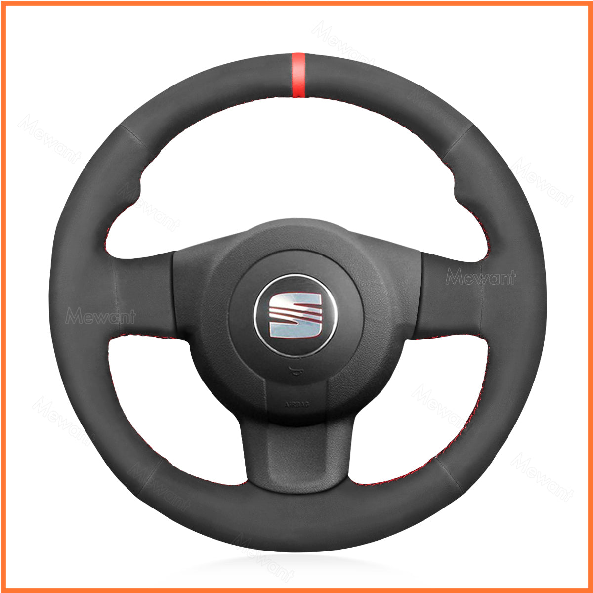 MEWANT Lenkradbezug für Seat Leon FR CUPRA MK2 1P / Ibiza FR 6L 2005-2009 - Mewant.de