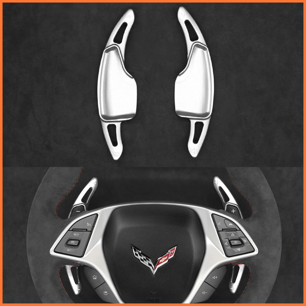 Schaltwippen für Chevrolet Corvette (C7) 2015-2020 - Mewant.de