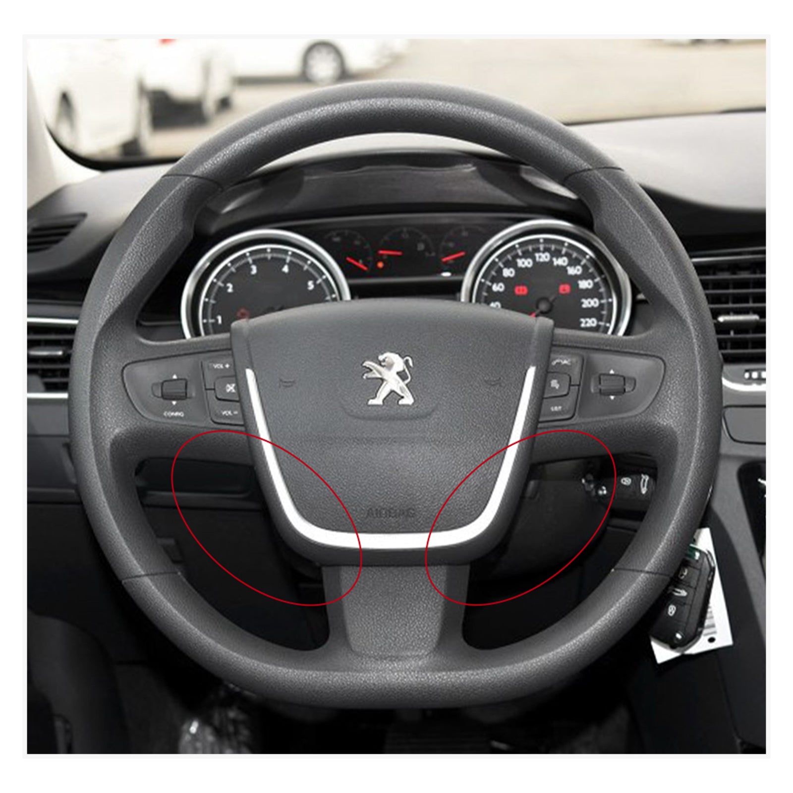 MEWANT Lenkradbezug für Peugeot 508 2011-2018 / 508 SW 2011-2018 - Mewant.de