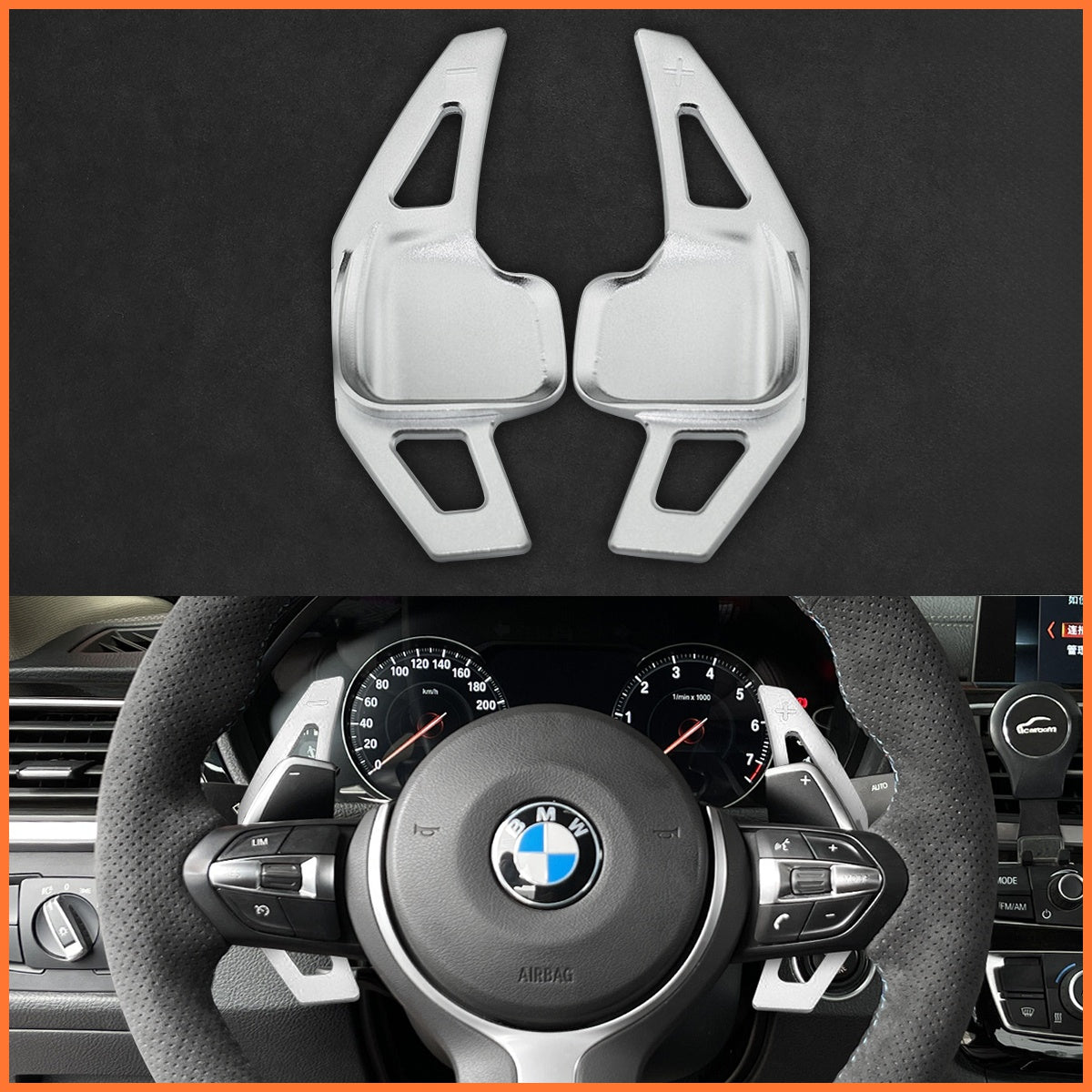 Schaltwippen für BMW M Sport F07 / F10 / F12 / F20 / F21 / F30 / F33 / X3 / X4 / X5 / M140i / M50d 2012-2020 - Mewant.de