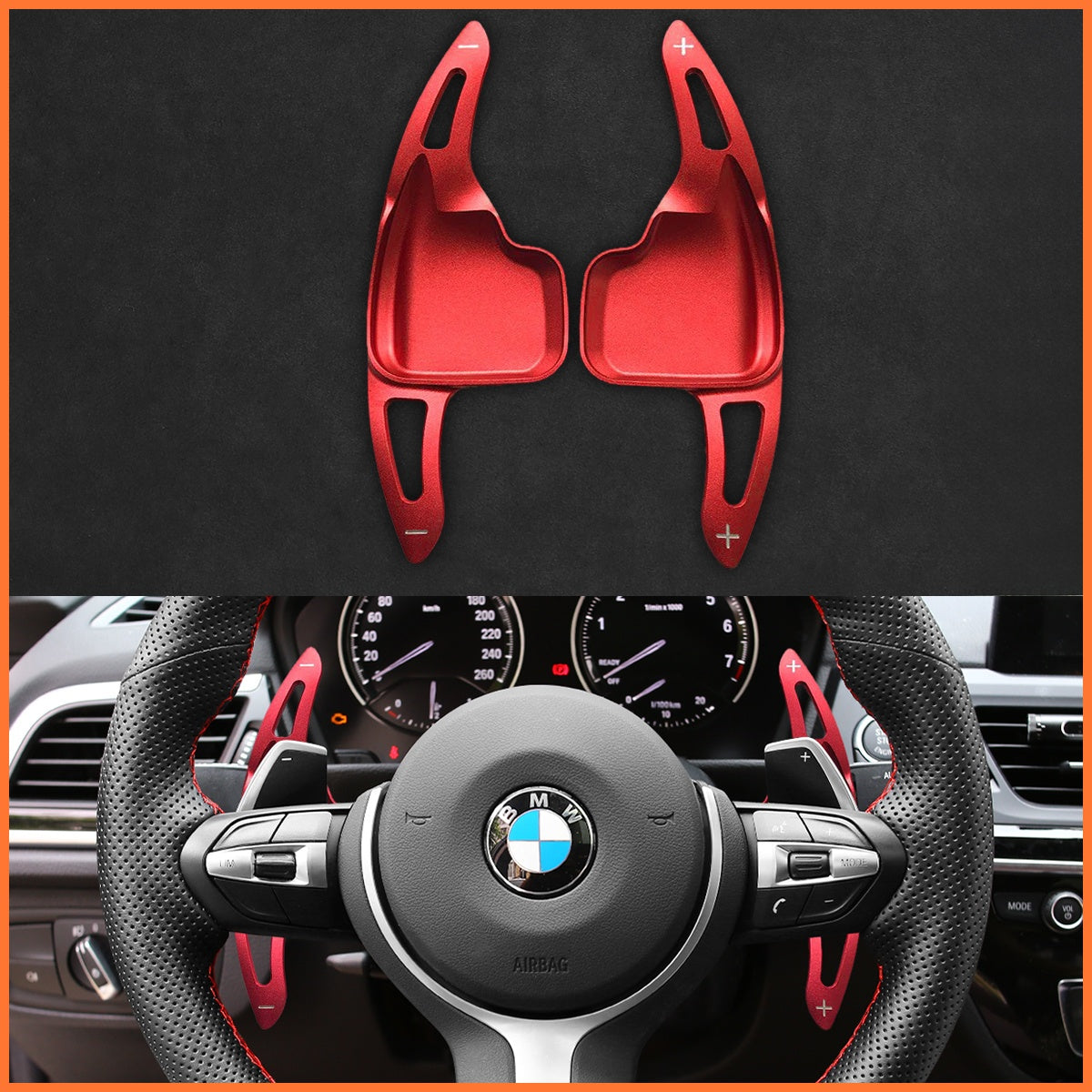 Schaltwippen für BMW M Sport F07 / F10 / F12 / F20 / F21 / F30 / F33 / X3 / X4 / X5 / M140i / M50d 2012-2020 - Mewant.de