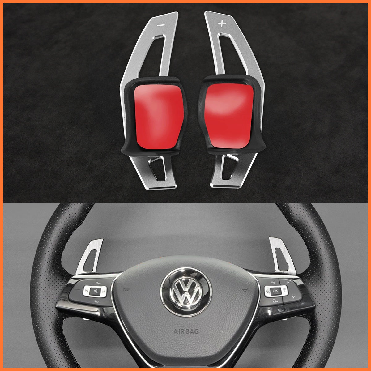 Schaltwippen für Volkswagen Golf 7 / Polo / Up! / Passat / Tiguan 2013-2021 - Mewant.de