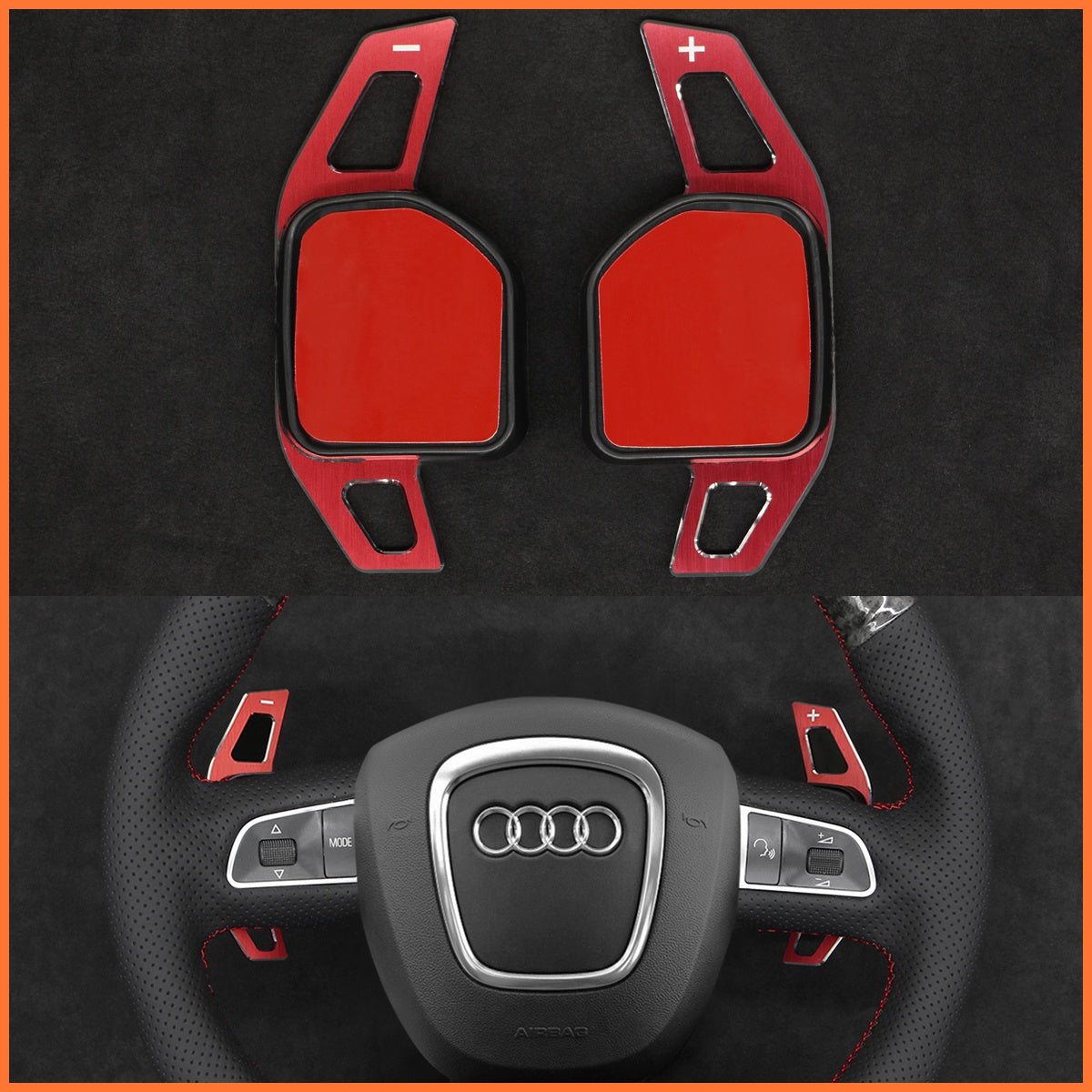 Schaltwippen für Audi A3 / A4 / A5 / A8 / S4 / S5 / S6 / S8 2005-2013 - Mewant.de