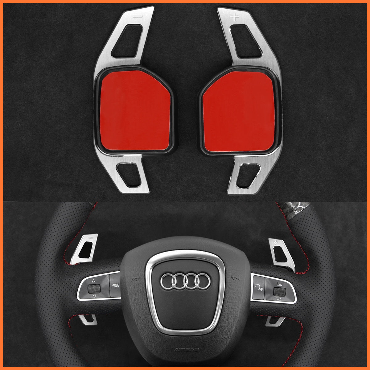 Schaltwippen für Audi A3 / A4 / A5 / A8 / S4 / S5 / S6 / S8 2005-2013 - Mewant.de