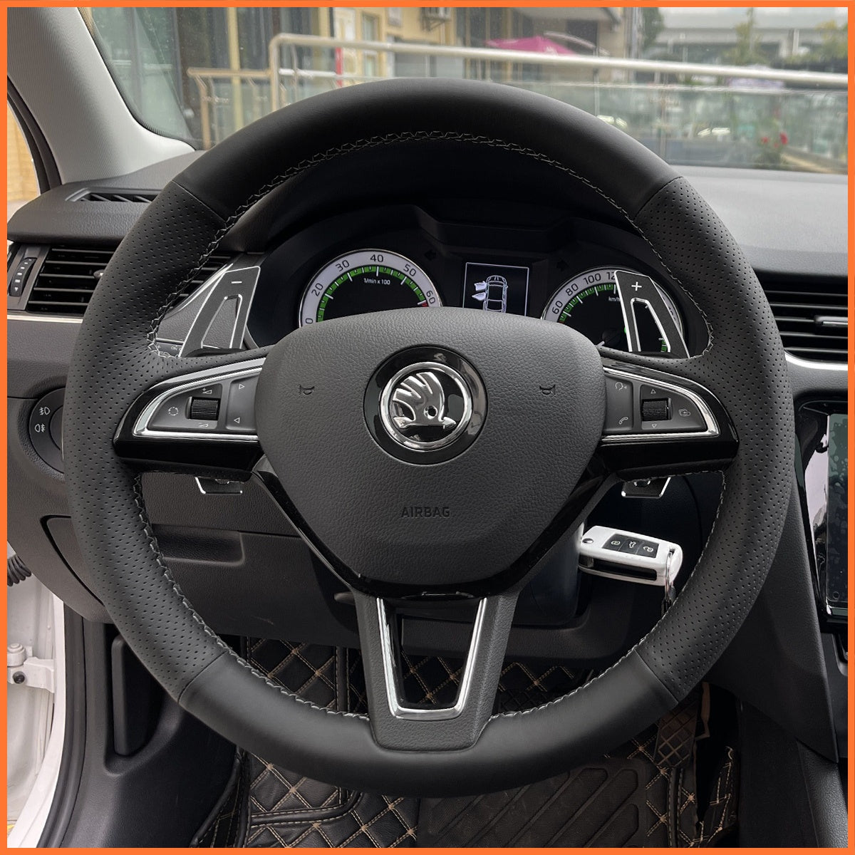 Schaltwippen für Skoda Citigo / Fabia / Karoq / Rapid / Roomster / Octavia / Superb / Yeti / Kodiaq / Scala 2013-2019 - Mewant.de