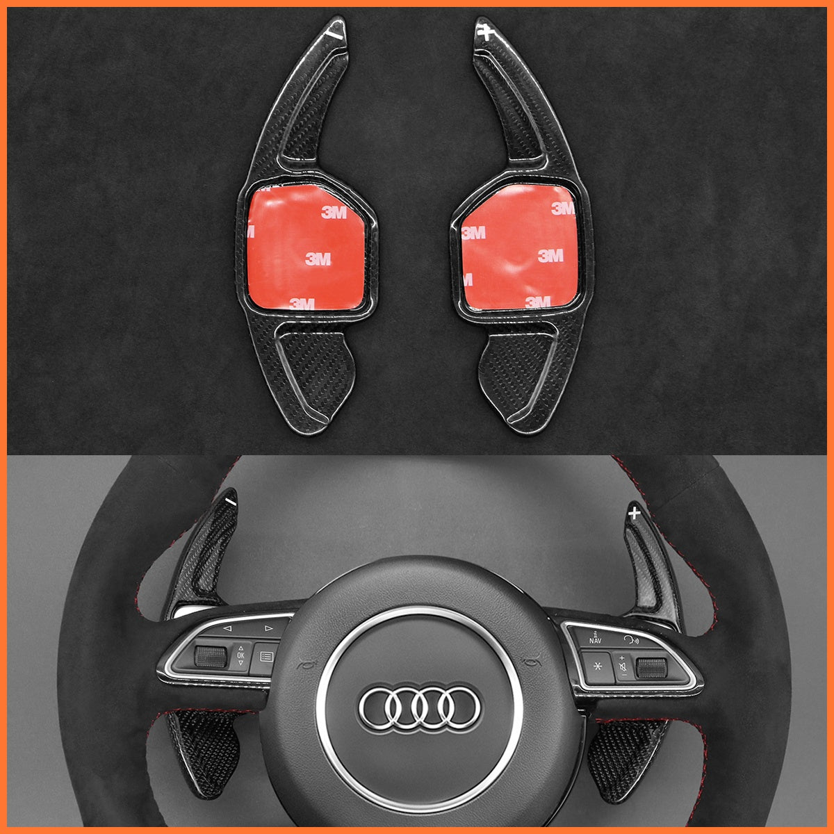 Schaltwippen für Audi A5 / A7 / S3 / S4 / S5 / S6 / S7 / RS5 / RS7 2012-2018 - Mewant.de