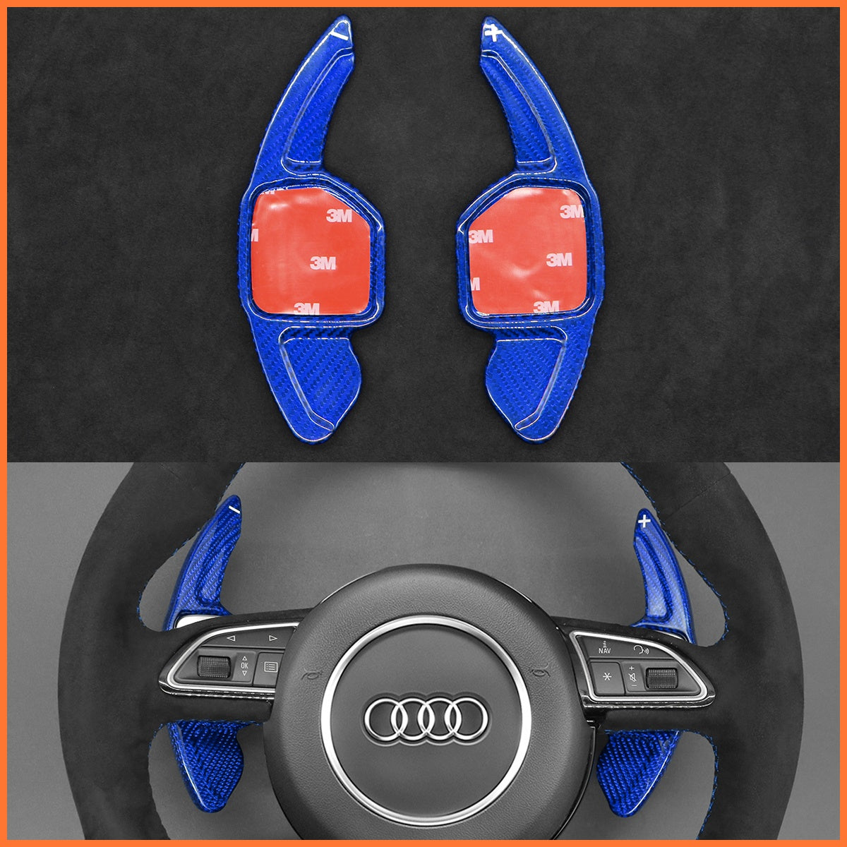 Schaltwippen für Audi A5 / A7 / S3 / S4 / S5 / S6 / S7 / RS5 / RS7 2012-2018 - Mewant.de