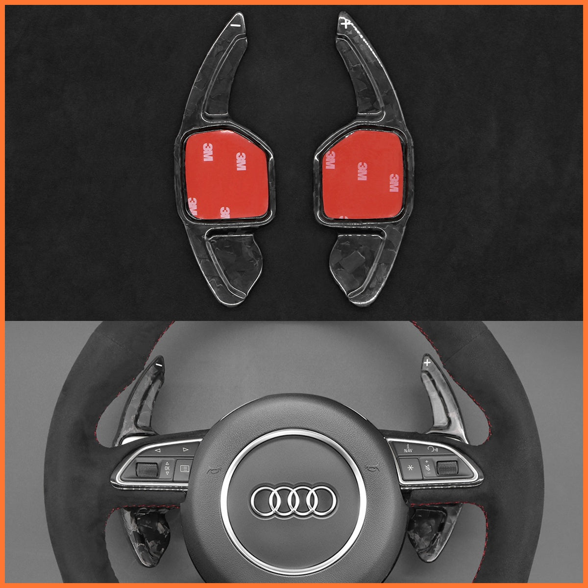 Schaltwippen für Audi A5 / A7 / S3 / S4 / S5 / S6 / S7 / RS5 / RS7 2012-2018 - Mewant.de