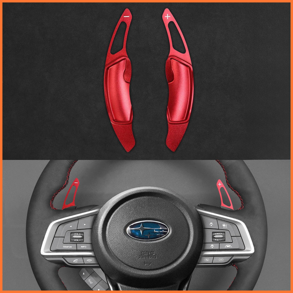 Schaltwippen für Subaru Forester / Impreza / Outback / Ascent / Crosstrek / Legacy / Liberty / XV 2017-2023 - Mewant.de