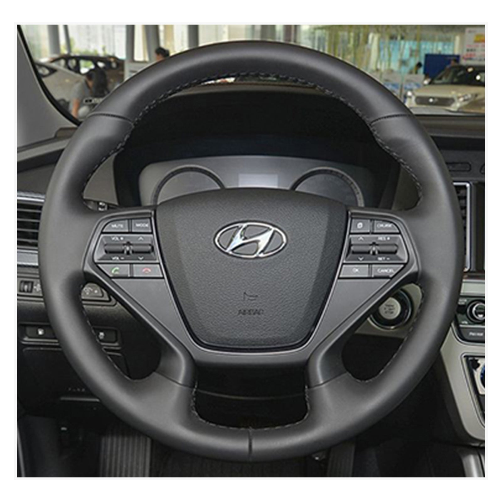 MEWANT Lenkradbezug für Hyundai Sonata 4-Spoke 2015-2019 - Mewant.de