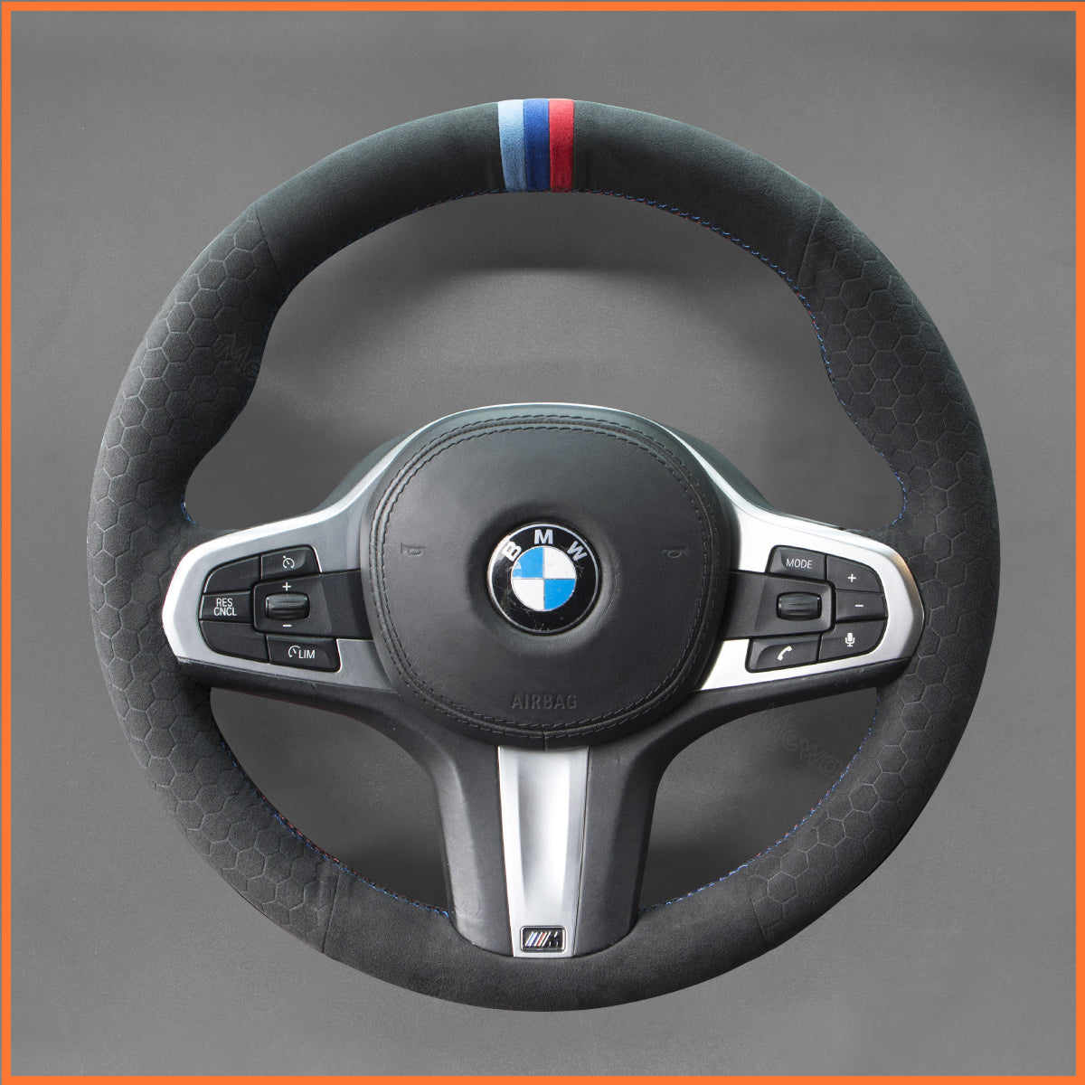 Funda para volante MEWANT para BMW G30 G31 GT G32 G11 G12 G14 G15 G16 M5 F90 2019-2024