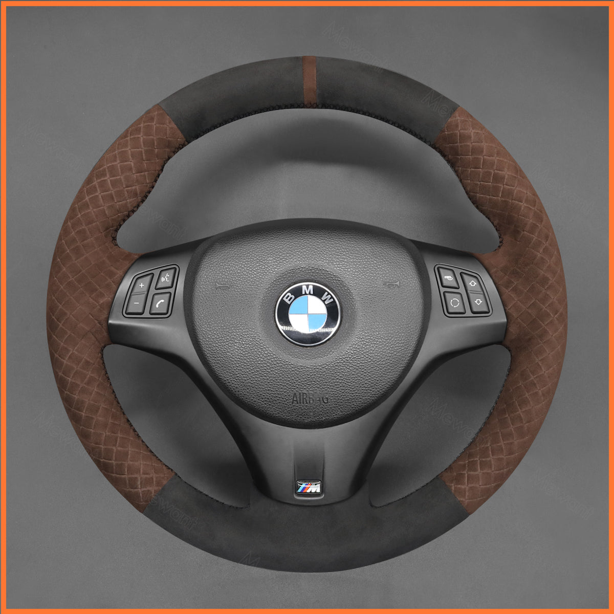 MEWANT Lenkradbezug für BMW 1 Series E81 E82 E87 E88 E90 E91 E92 E93 2007-2013 - Mewant.de