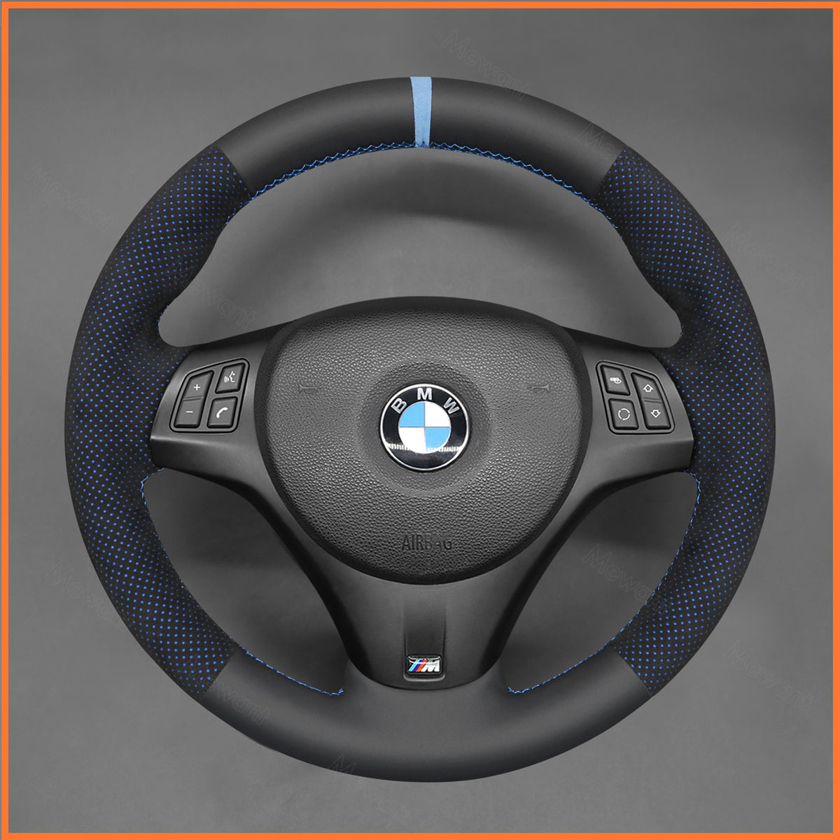 MEWANT Lenkradbezug für BMW 1 Series E81 E82 E87 E88 E90 E91 E92 E93 2007-2013 - Mewant.de