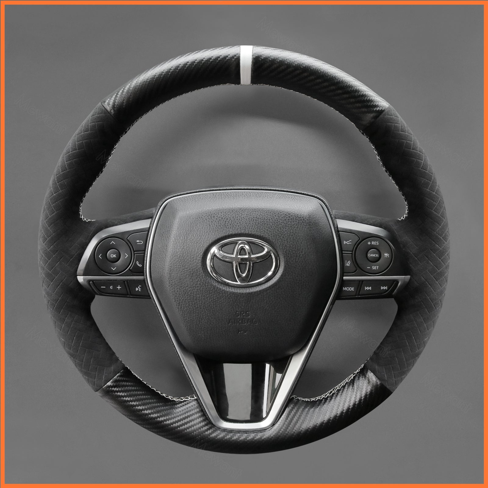 MEWANT Lenkradbezug für Toyota Corolla XII (E210) / Corolla Cross / Camry / RAV4 2018-2024 - Mewant.de