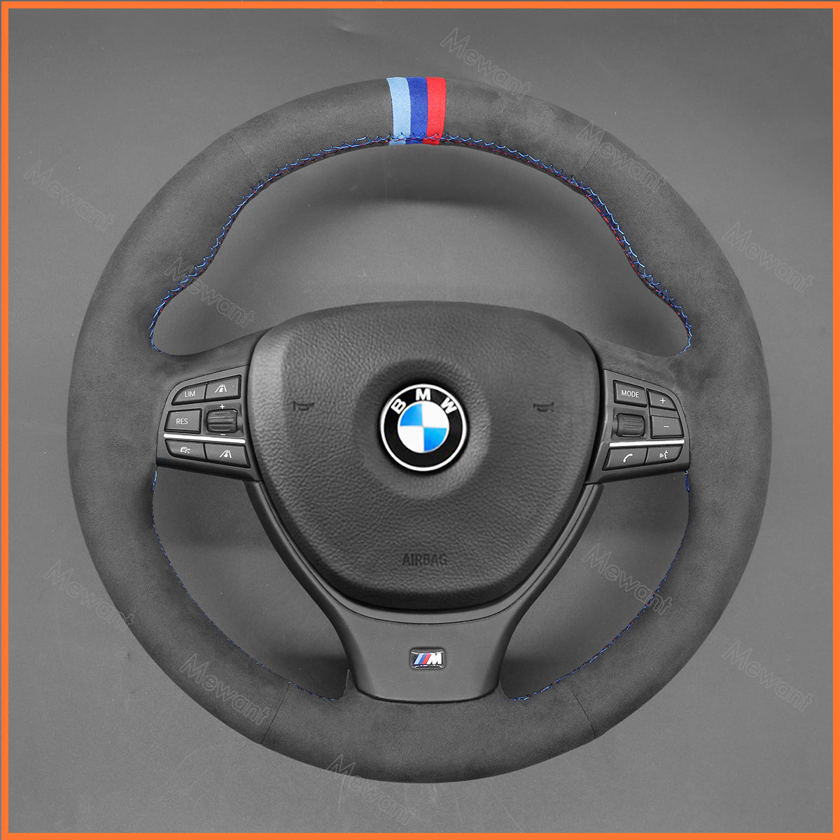 MEWANT Lenkradbezug für BMW 5 Series M Sport F10 F11 F07 F12 F13 F06 F01 F10 - Mewant.de