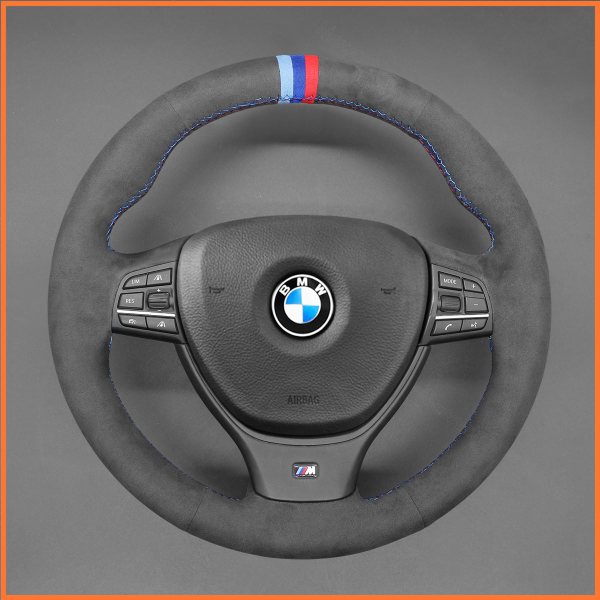 Funda para volante MEWANT para BMW F10 F11 F07 F12 F13 F06 F01 F02 2008-2015