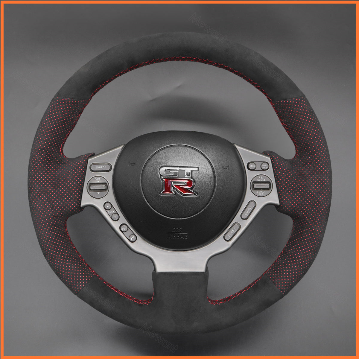 MEWANT Lenkradbezug für Nissan GTR GT-R (Nismo) 2008-2016 - Mewant.de