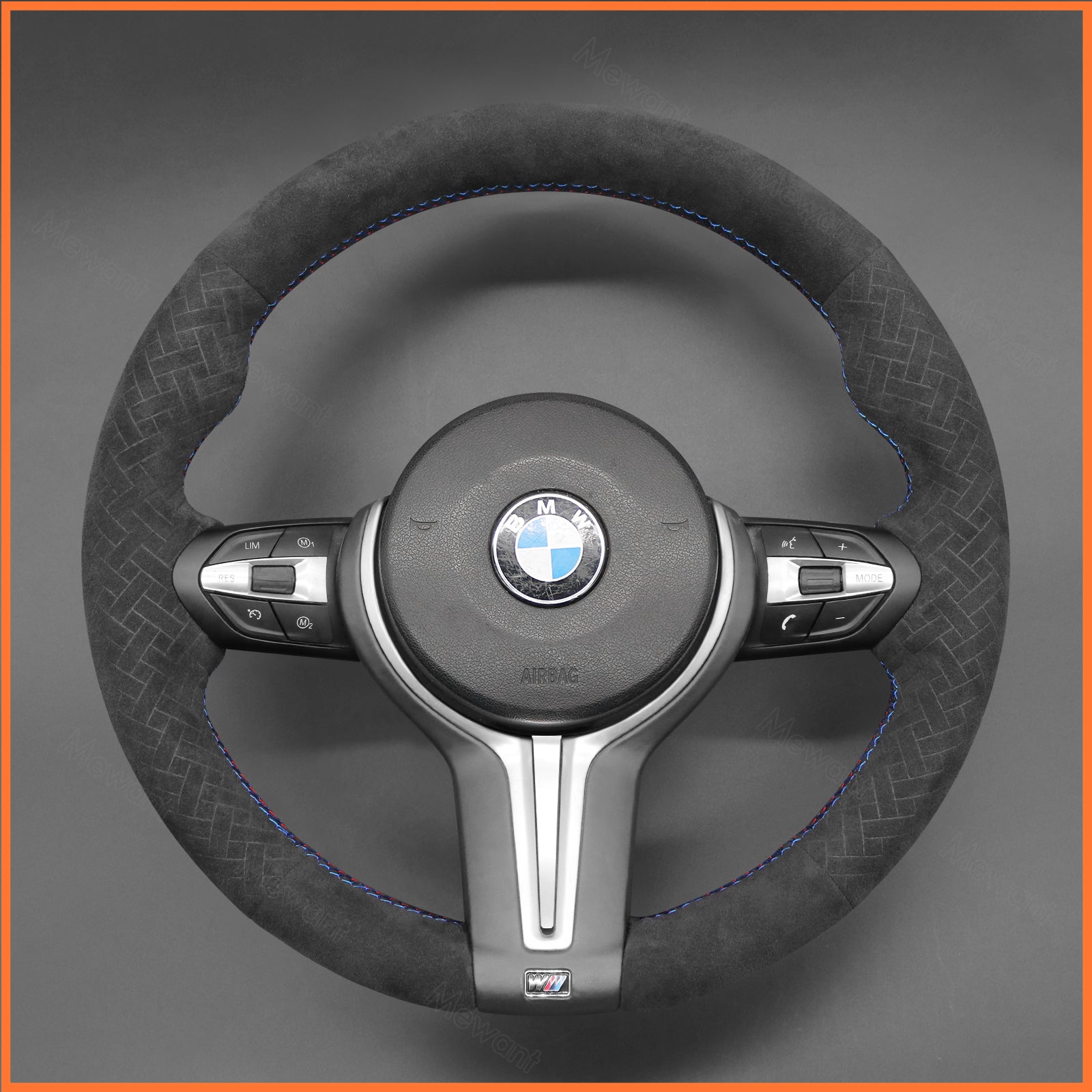MEWANT Lenkradbezug für BMW F20 F21 F22 F23 F31 F45 F30 F32 F07 F10 F11 F12 F16 F15 F26 F25 F39 F48 2013-2019 - Mewant.de