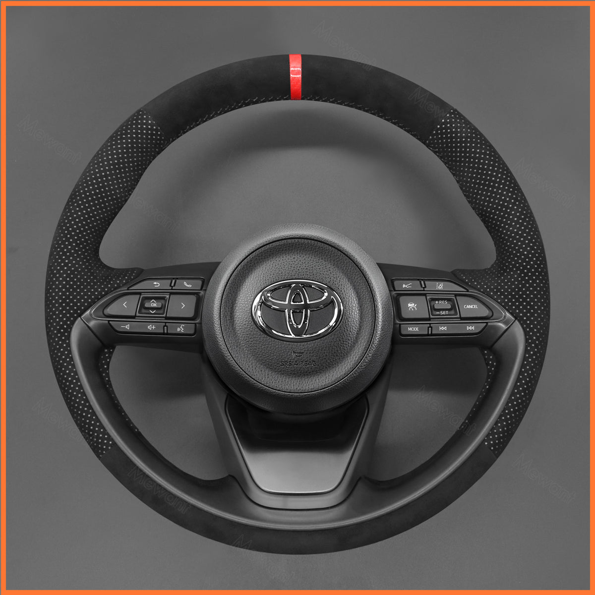MEWANT Lenkradbezug für Toyota Yaris IV (XP210) 2020-2024 / Yaris Cross 2021-2024 / Aygo X 2022-2024 - Mewant.de