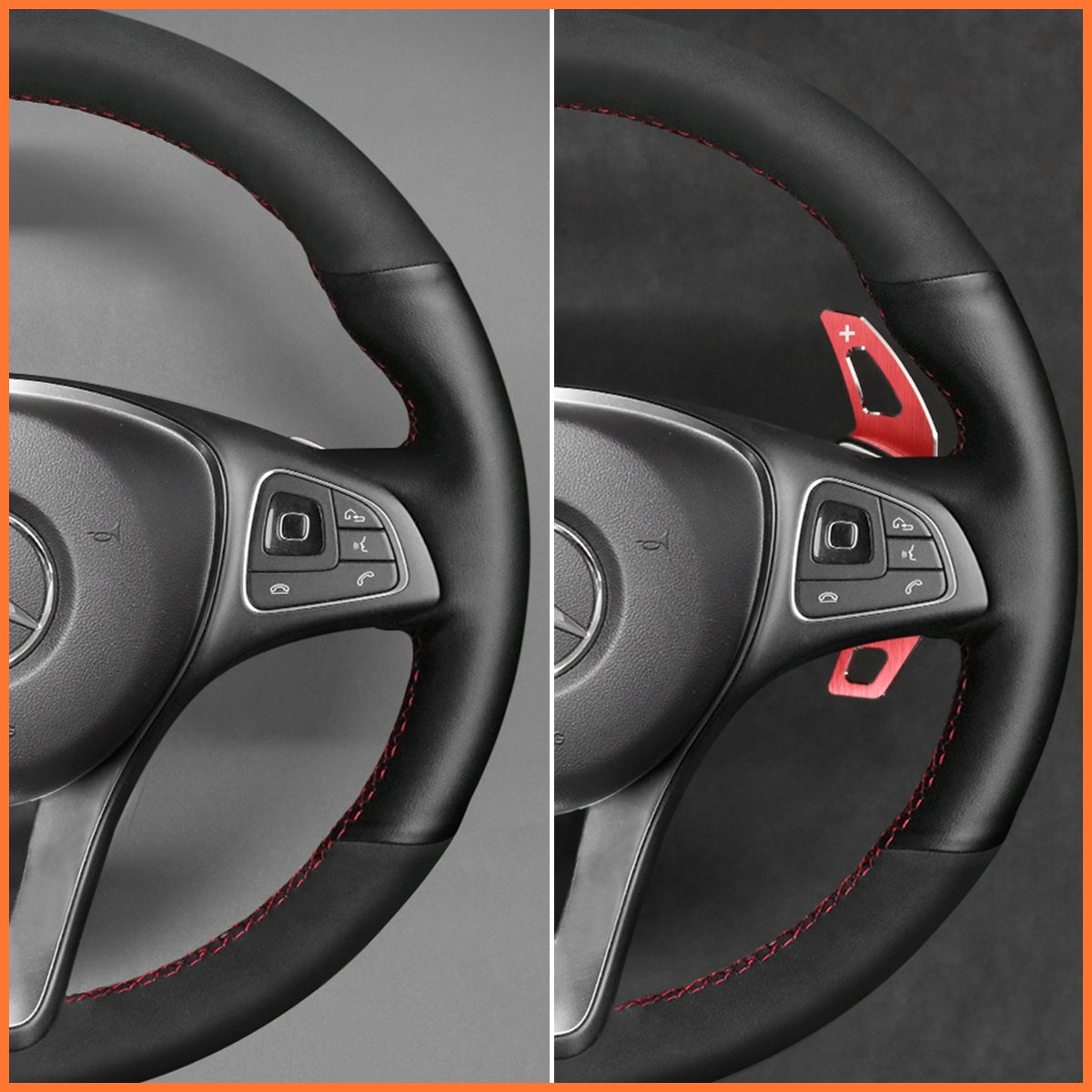 Schaltwippen für Mercedes Benz C117 / C218 / W176 / W205 / W213 / W218 / W246 / W253 / W447 / X166 / X253 2014-2023 - Mewant.de
