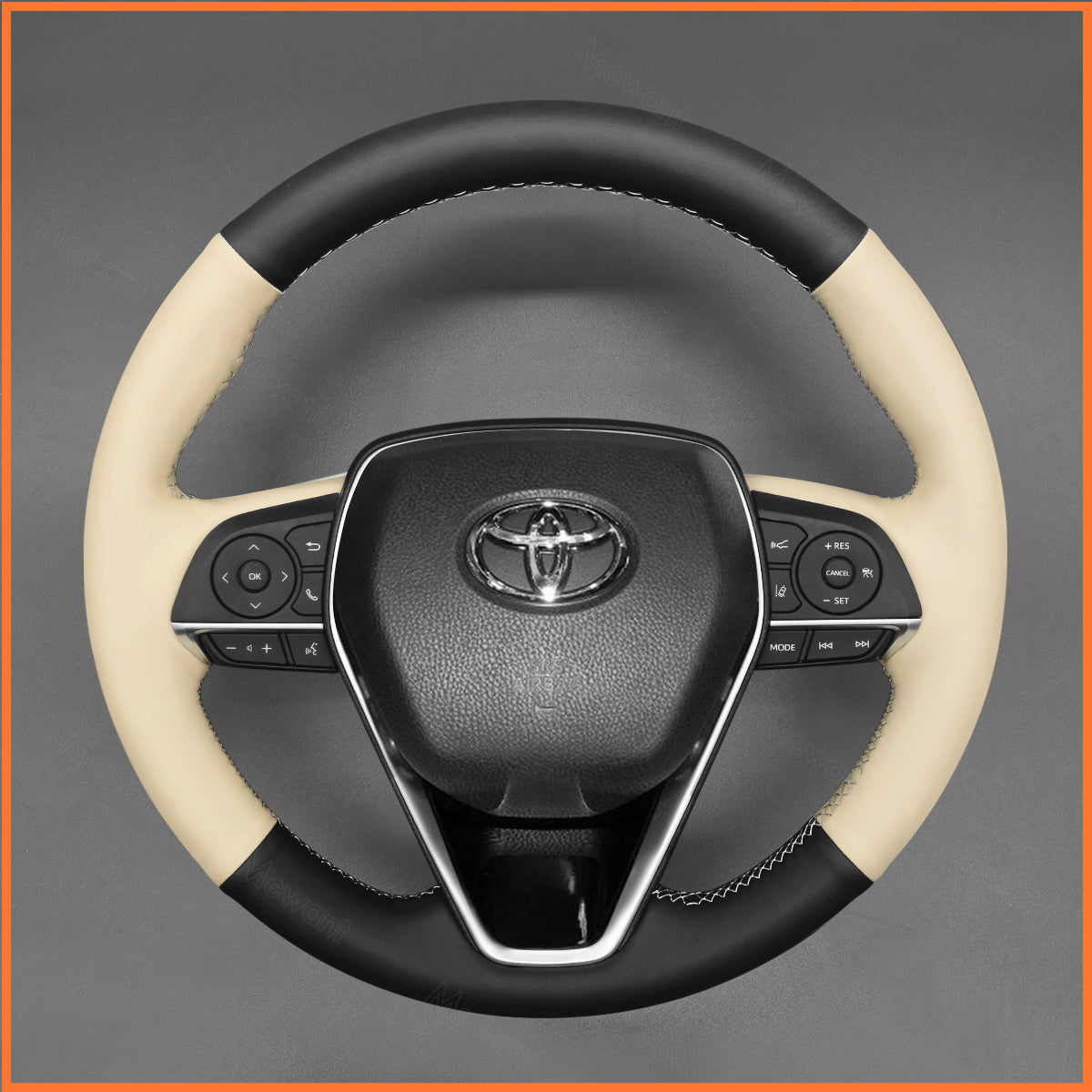 MEWANT Lenkradbezug für Toyota Corolla XII (E210) / Corolla Cross / Camry / RAV4 2018-2024 - Mewant.de