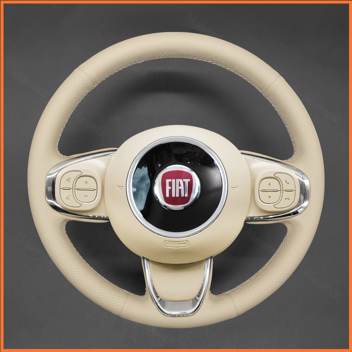 MEWANT Lenkradbezug für Fiat 500 2015-2021 / 500C 2016-2021 - Mewant.de