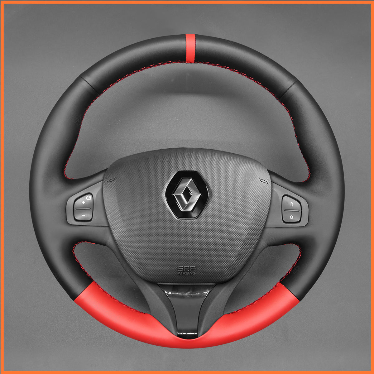 MEWANT Lenkradbezug für Renault Clio 4 (IV) 2012-2016 / Captur 2013-2016 / Renault Samsung QM3 2013-2015 - Mewant.de