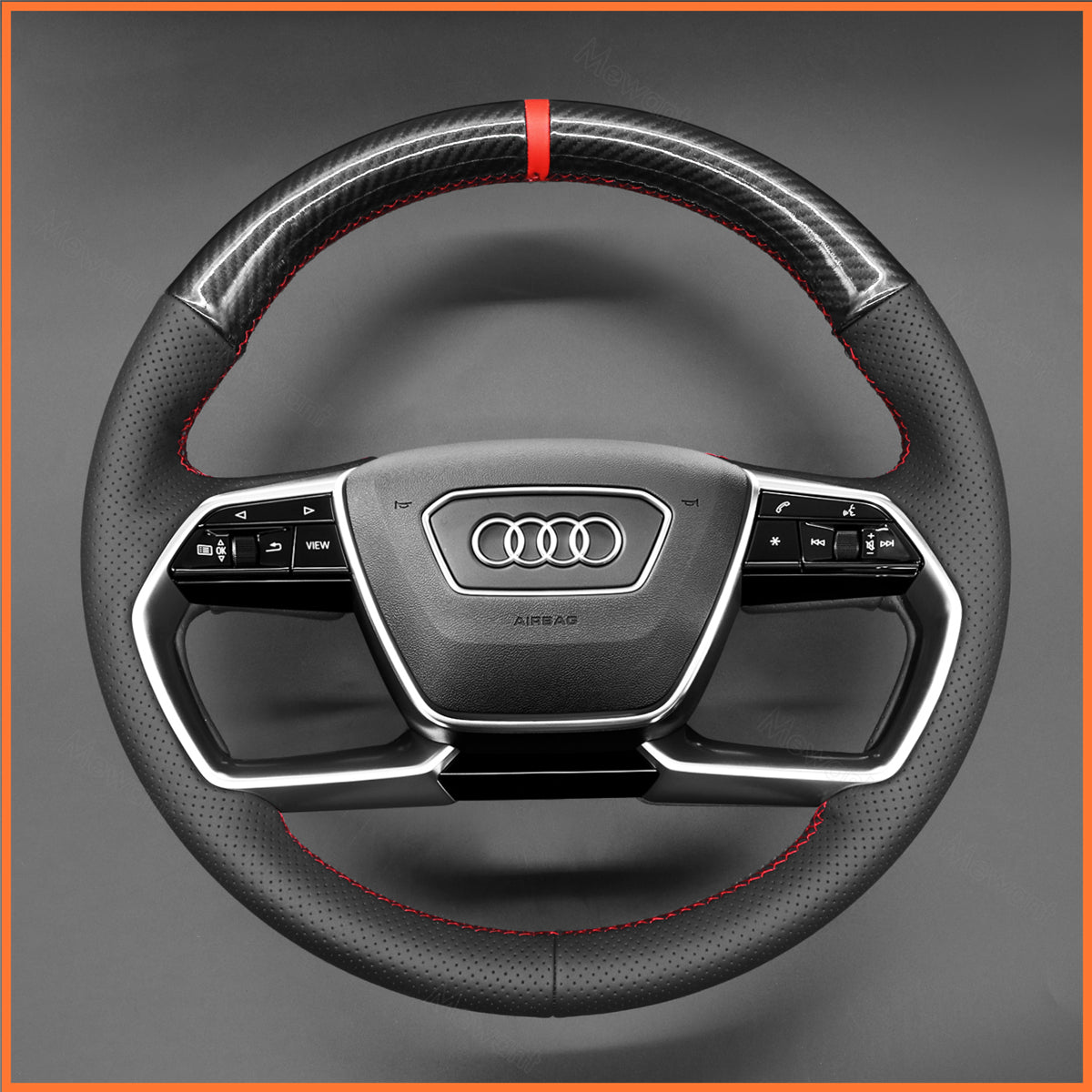 MEWANT Lenkradbezug für Audi A6 A7 A8 A8L S8 e-tron 2019-2023 - Mewant.de