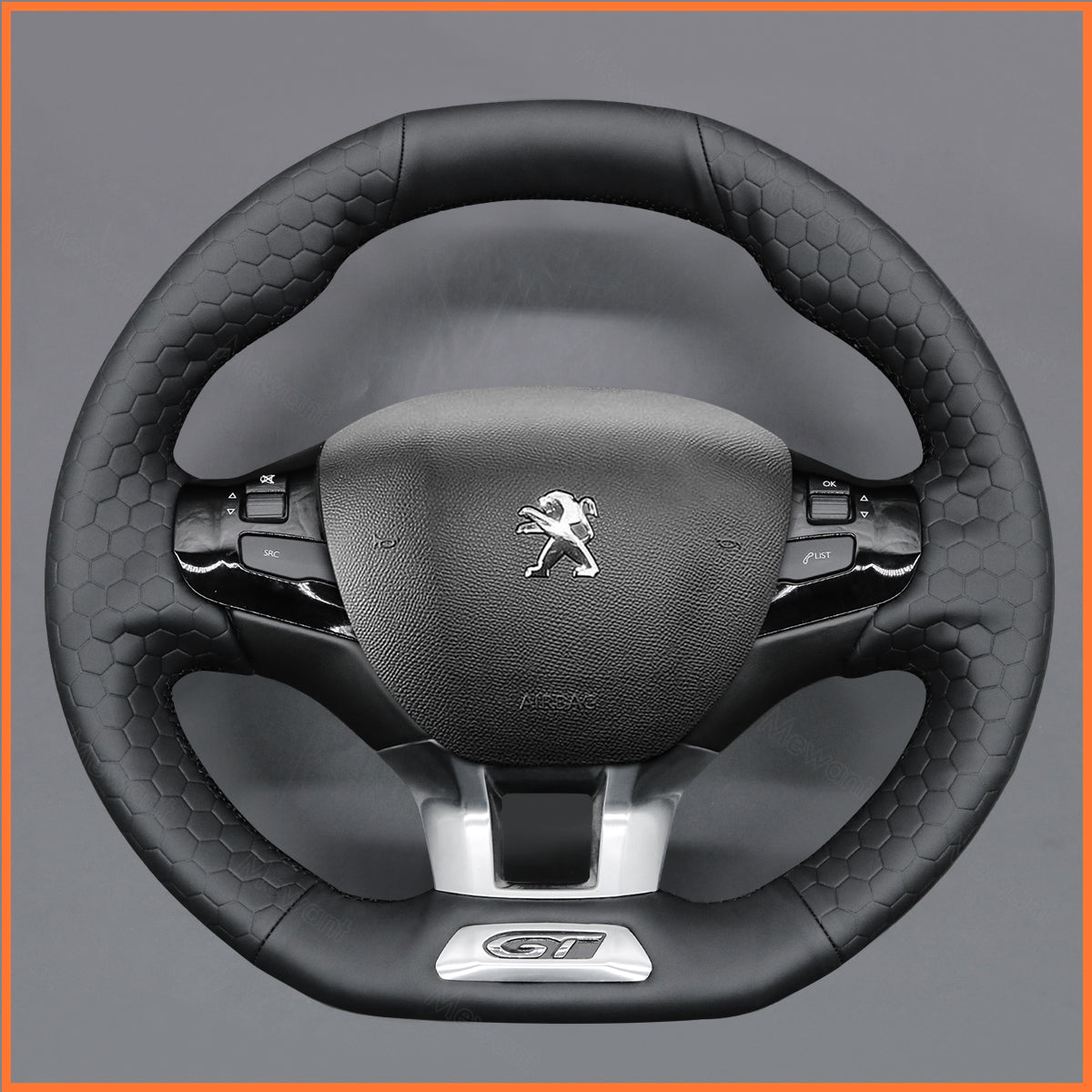 MEWANT Lenkradbezug für Peugeot 208 (GTi/GT Line/GT) / 308 (GT/GTi/GT Line) / 308 SW (GT/GT Line) / GT Line - Mewant.de