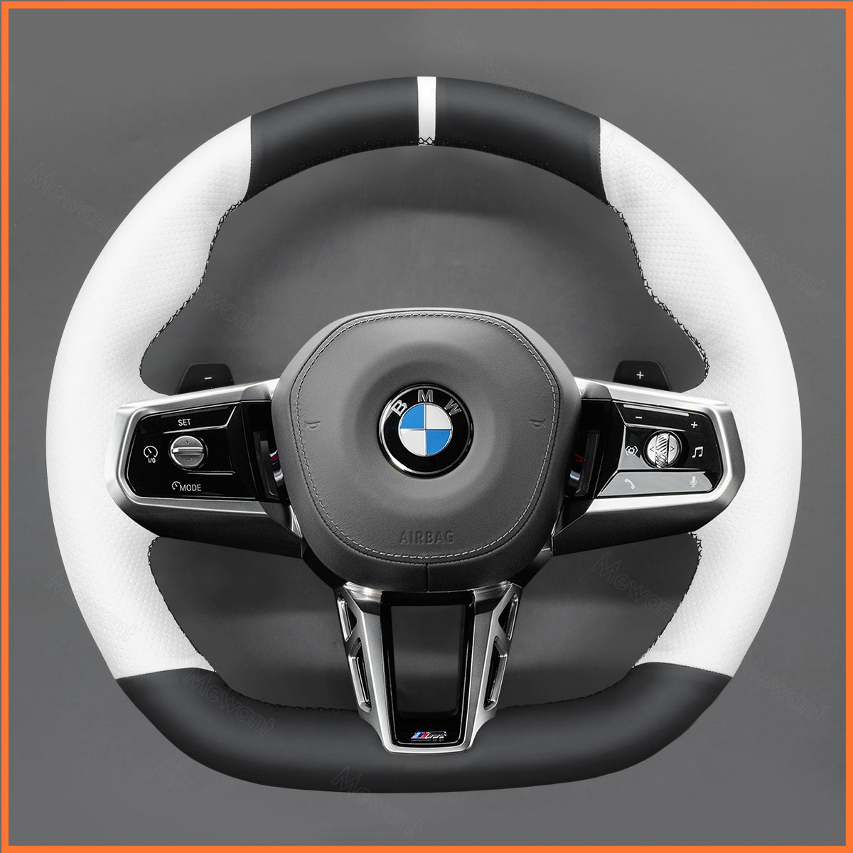MEWANT Lenkradbezug für BMW M Sport G60 G61 Touring G70 i5 G60 G61 i7 G70 2022-2024 - Mewant.de