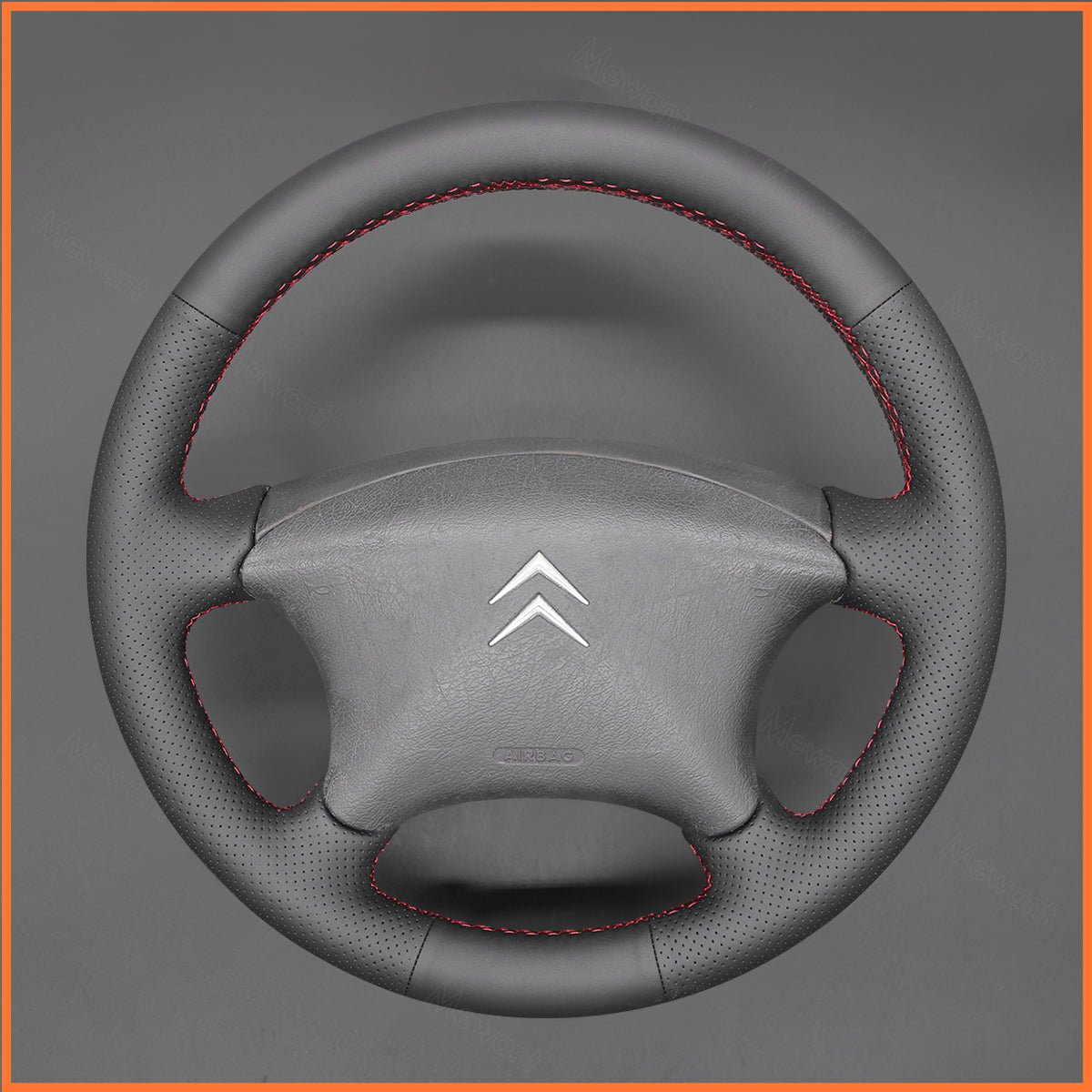 MEWANT Lenkradbezug für Citroen Berlingo 2003-2008 / Jumpy 2007-2008 / Xsara 2003-2009 / Xsara Picasso 2003-2010 / C5 2001-2008 / C8 2002-2013 - Mewant.de