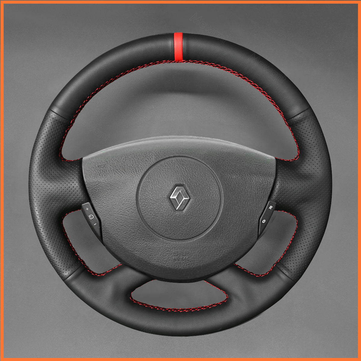 MEWANT Lenkradbezug für Renault Laguna 2 2001-2007 / Trafic 2 2012-2014 / Espace (Grand Espace) 2003-2008 / Vel Satis 2001-2009 - Mewant.de