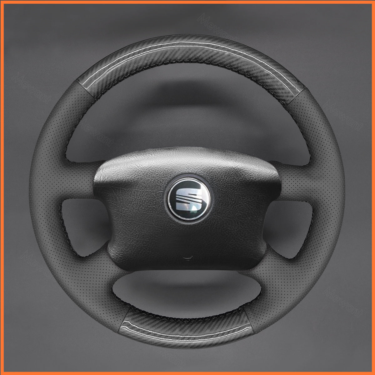 MEWANT Lenkradbezug für VW Golf 4 / Passat B5 Variant / Sharan / Bora / T4 / T5 1997-2005 - Mewant.de
