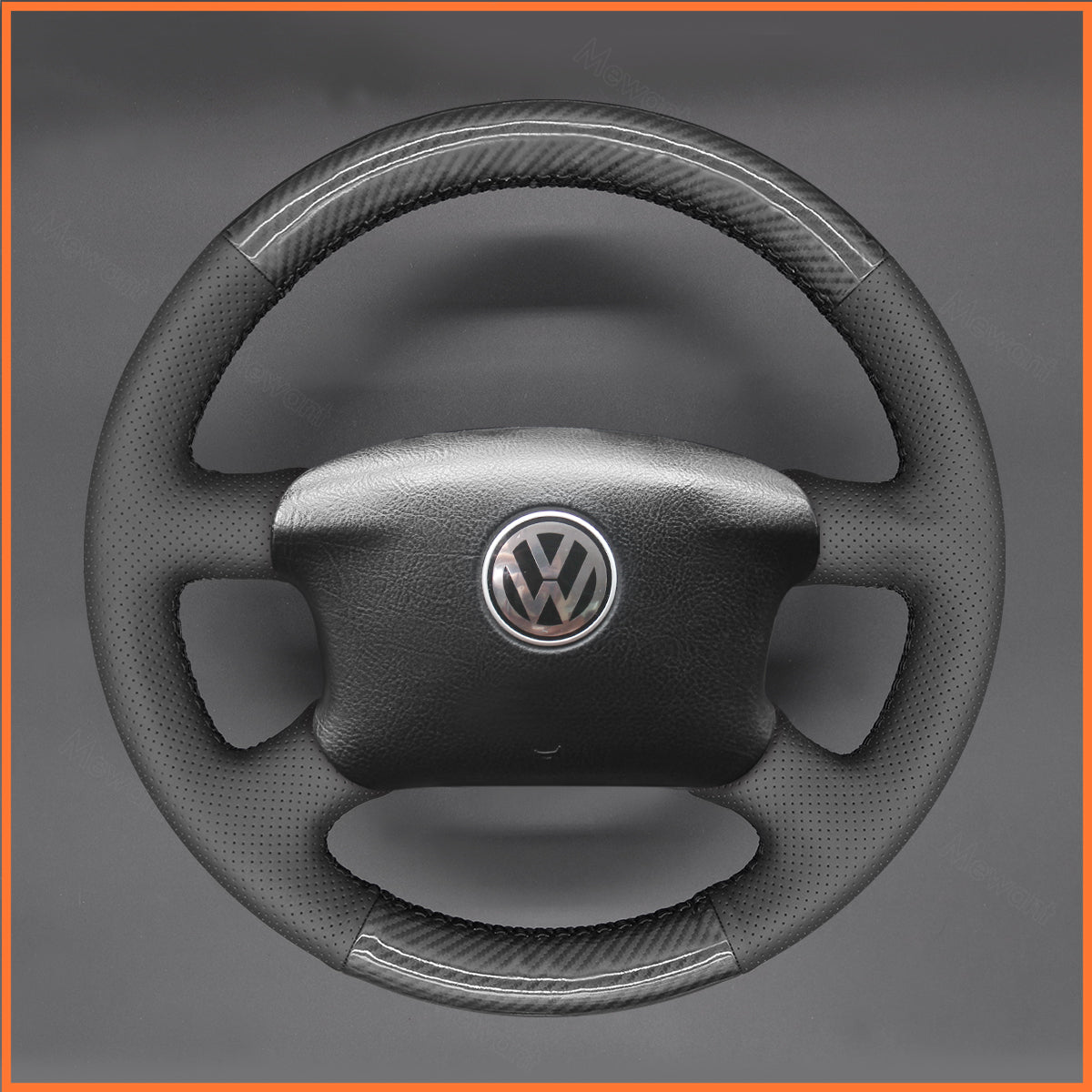 MEWANT Lenkradbezug für VW Golf 4 / Passat B5 Variant / Sharan / Bora / T4 / T5 1997-2005 - Mewant.de