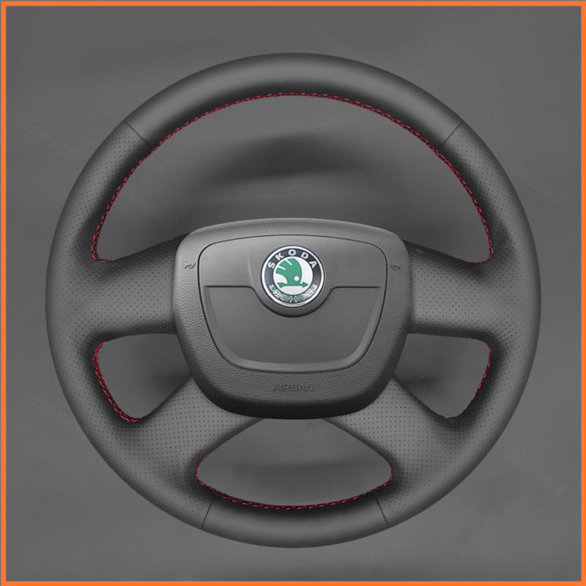 MEWANT Lenkradbezug für Skoda Octavia / Citigo / Roomster / Fabia / Superb / Yeti 2009-2013 - Mewant.de