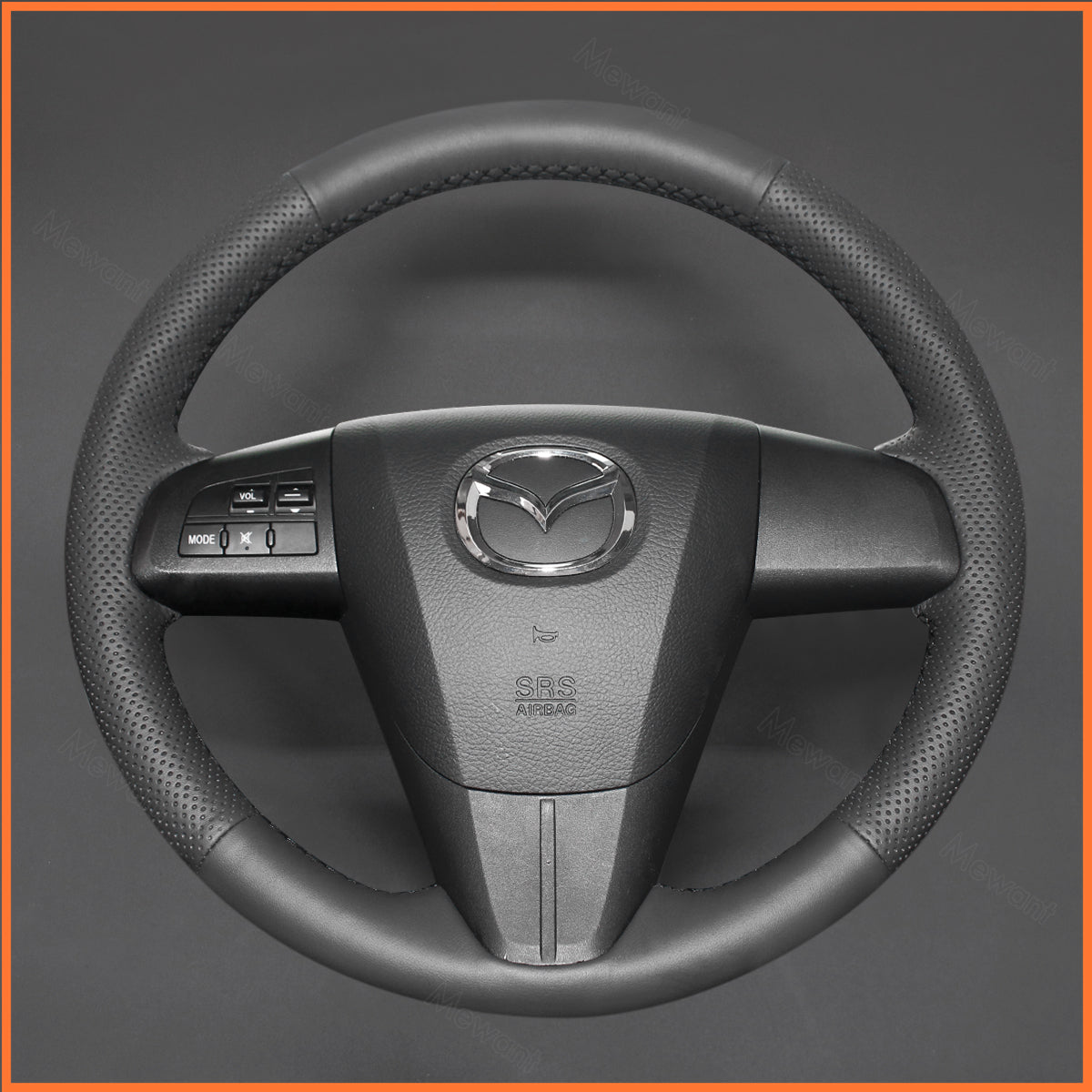 MEWANT Lenkradbezug für Mazda 3 Axela 2008-2013 / Mazda CX-7 CX7 2010-2016 / Mazda 5 2011-2013 - Mewant.de