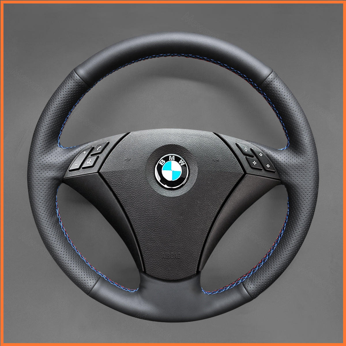 MEWANT Lenkradbezug für BMW E60 Sedan 530d 2003-2009 / E61 Touring 2004-2009 - Mewant.de