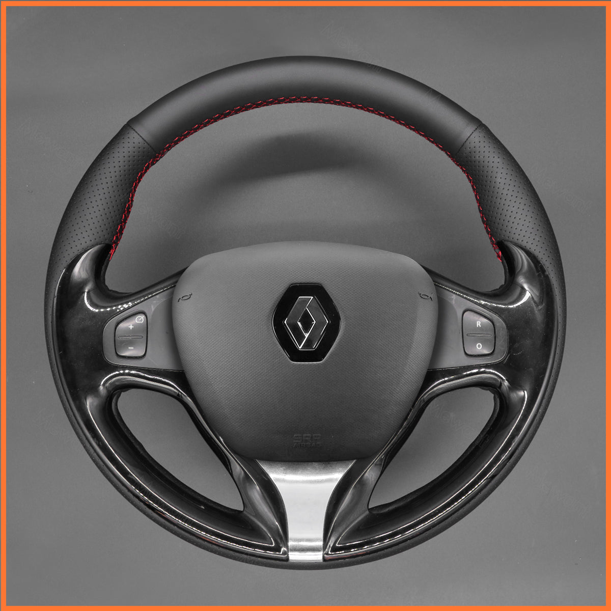 MEWANT Lenkradbezug für Renault Clio 4 2012-2016 / Captur 2013-2016 / Renault Samsung QM3 2013-2015 - Mewant.de