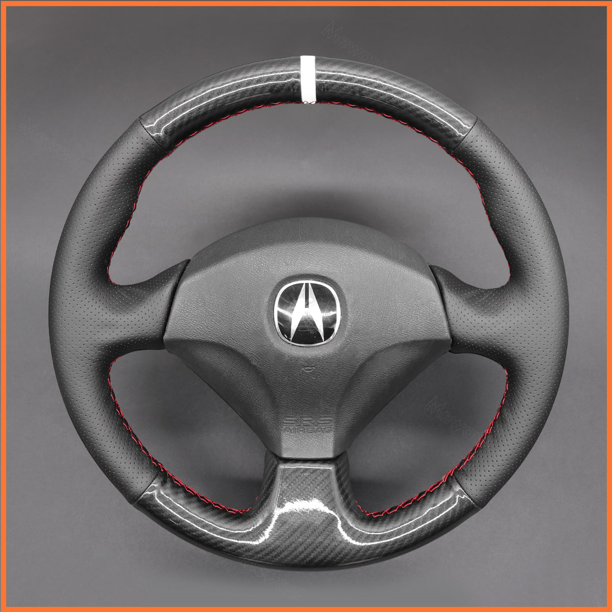 MEWANT Lenkradbezug für Honda S2000 1999-2009 / Civic Type R 2001-2006 / Integra 2001-2006 - Mewant.de