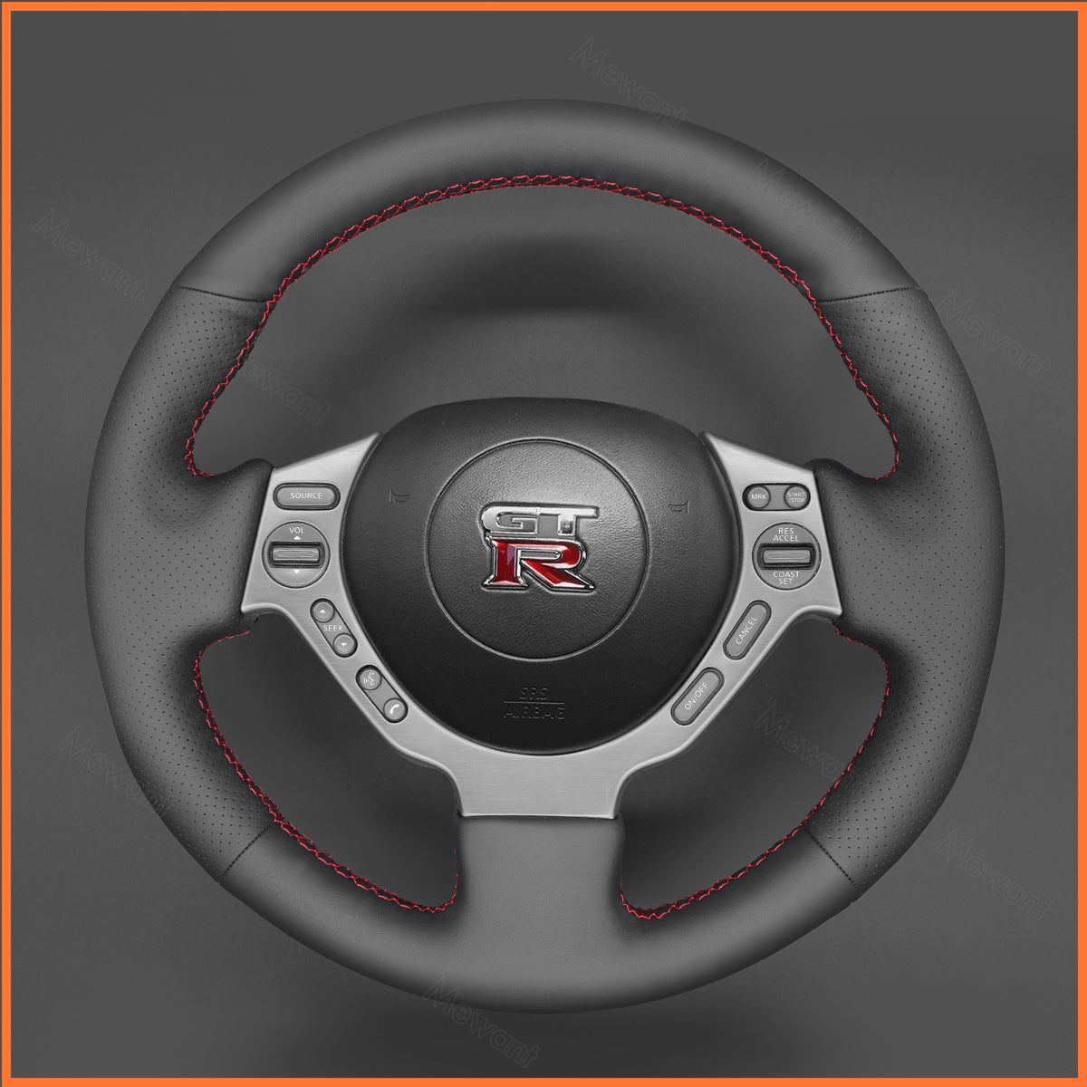 MEWANT Lenkradbezug für Nissan GTR GT-R (Nismo) 2008-2016 - Mewant.de