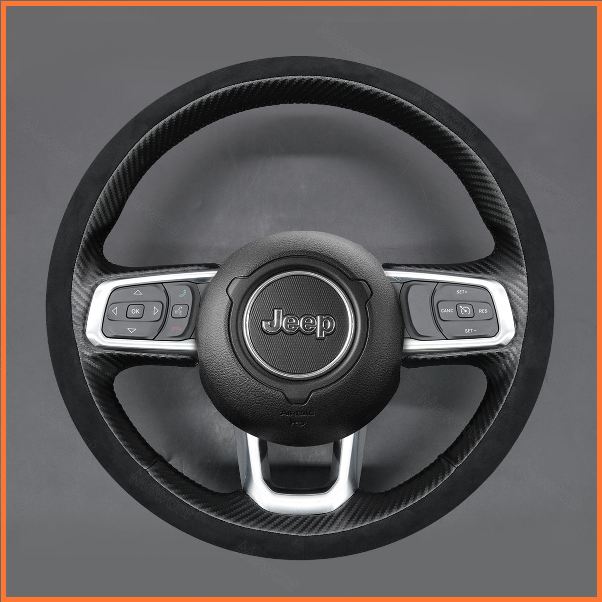 MEWANT Lenkradbezug für Jeep Wrangler JL / Gladiator JT 2020-2023 - Mewant.de