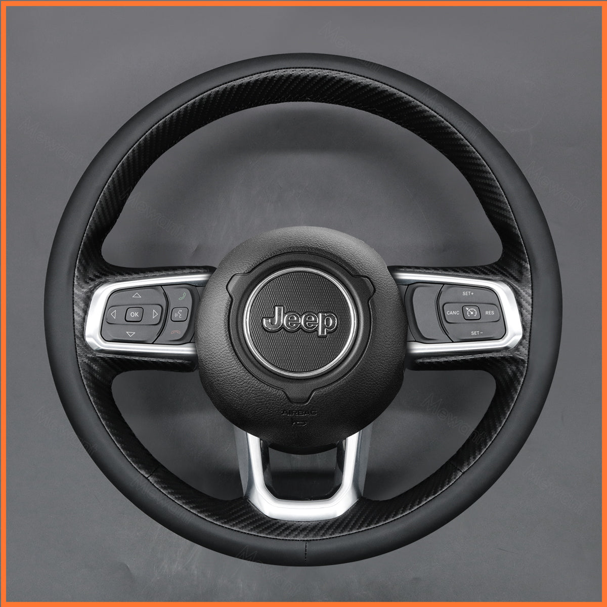 MEWANT Lenkradbezug für Jeep Wrangler JL / Gladiator JT 2020-2023 - Mewant.de