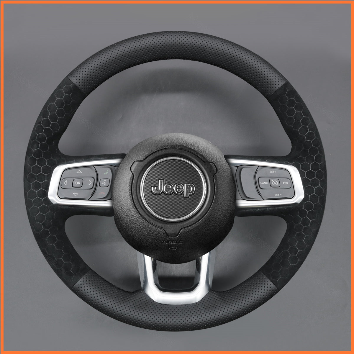 MEWANT Lenkradbezug für Jeep Wrangler JL / Gladiator JT 2020-2023 - Mewant.de